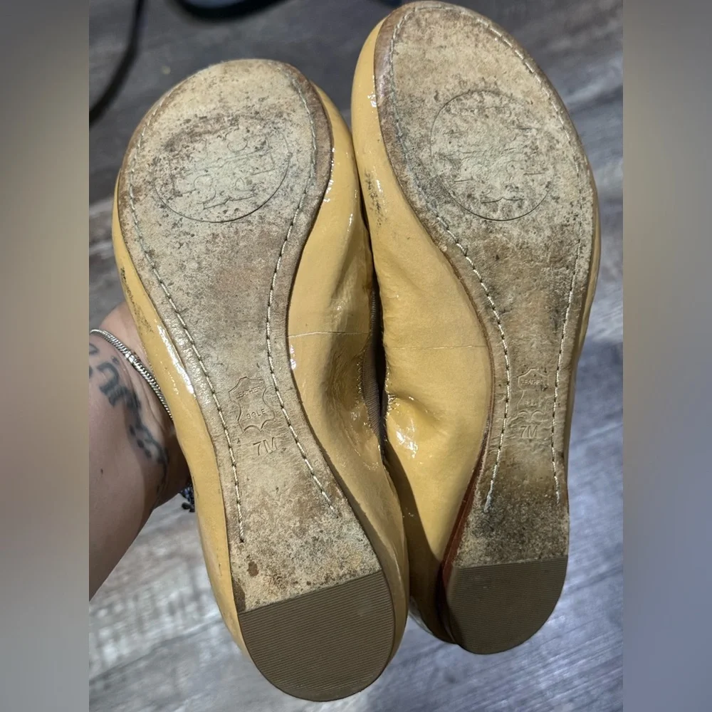 Tory Burch Women's Gold‎ Ballet Flats